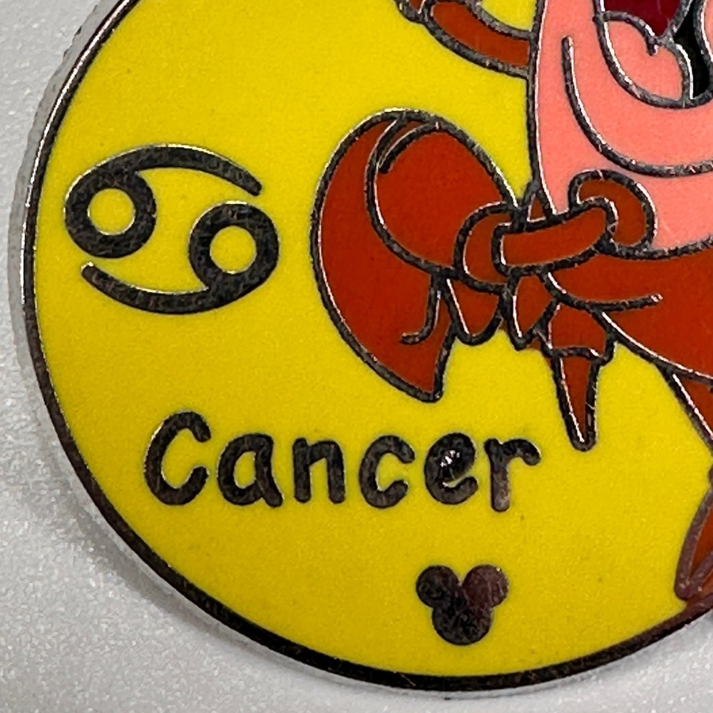Sebastian Cancer Zodiac Sign Disney Pin  Trading Mickey 4 of 12 Little Mermaid - Picture 2 of 5